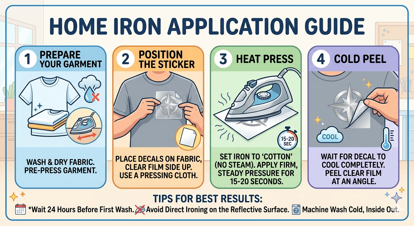 Reflective Heat sticker sheet V2