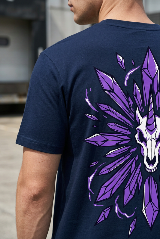 Annie violet crystal back artwork detail