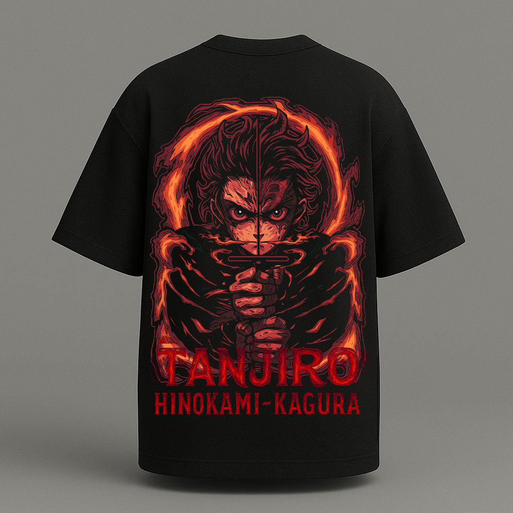 Infinity castle Tanjiro Kamado oversize t shirt