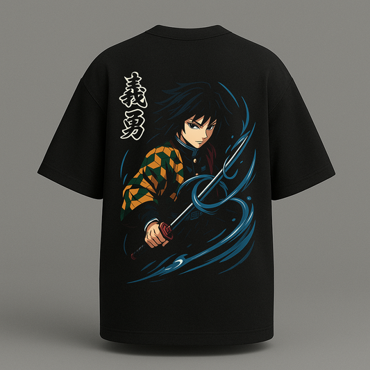 Infinity castle Giyu Tomioka oversize t shirt