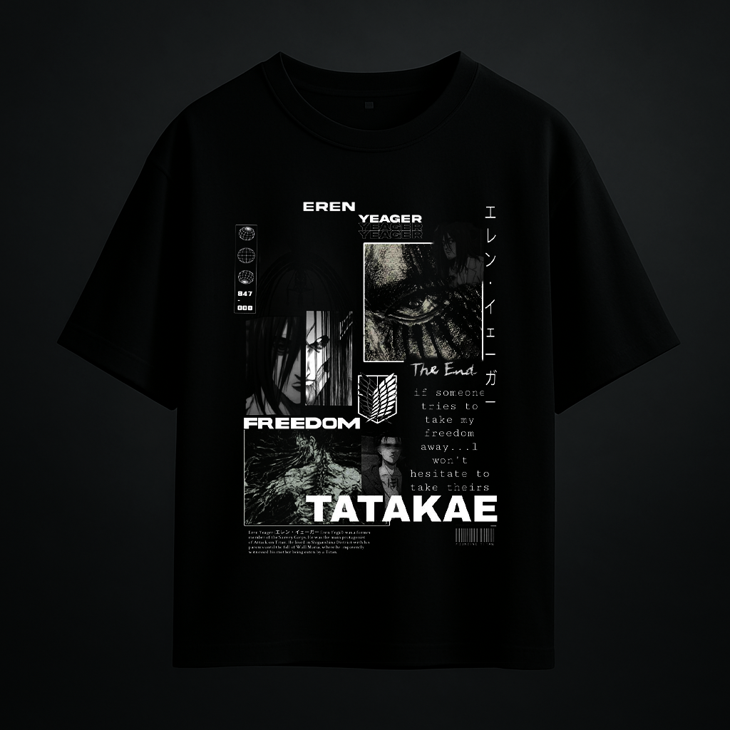 Eren Yaeger oversize t shirt