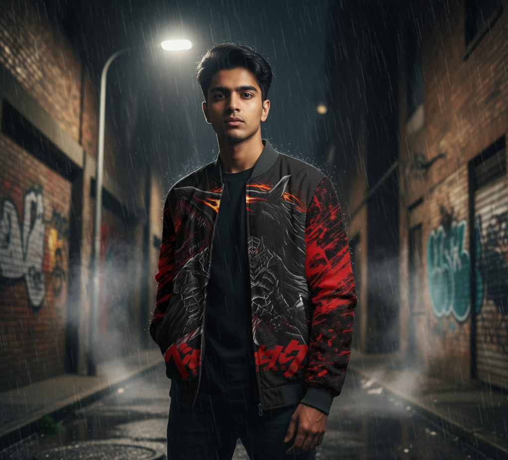 Berserk Unisex AOP Bomber Jacket