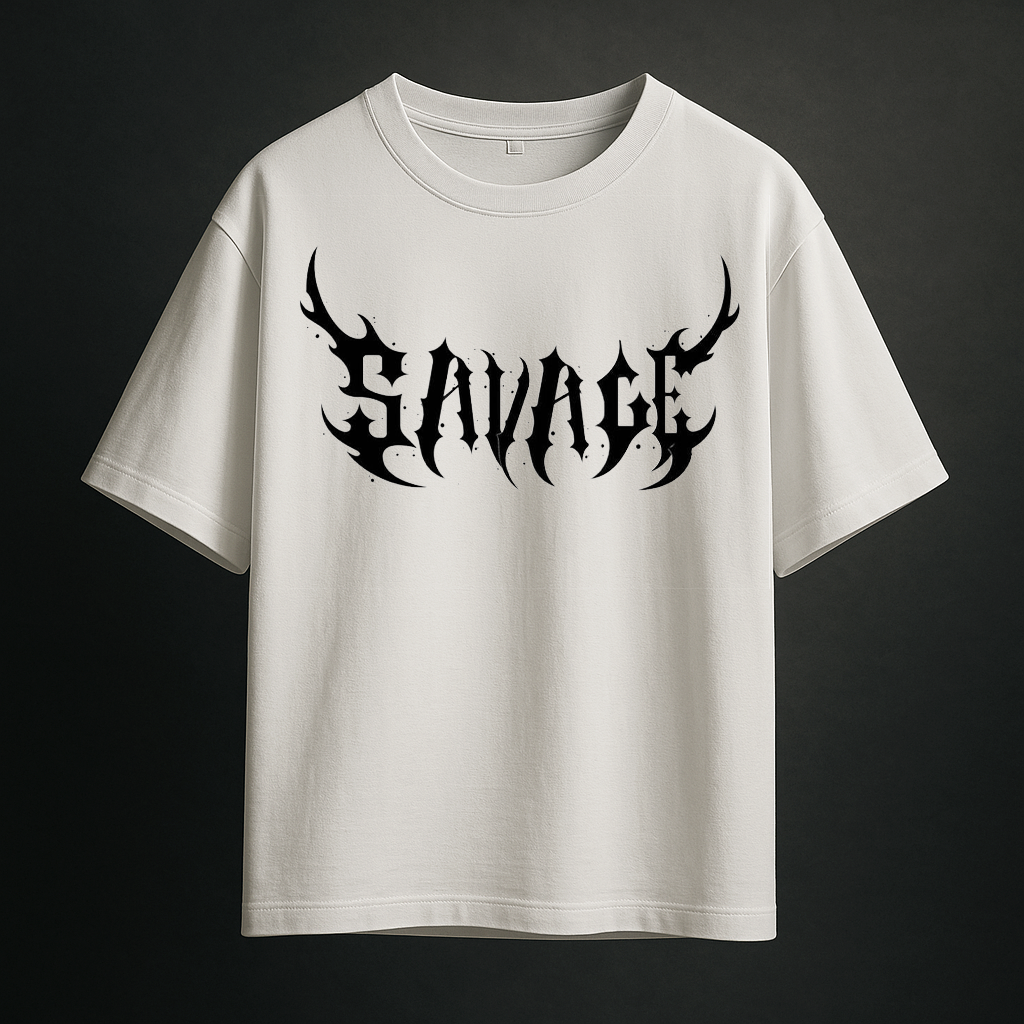 Savage Oversize Drop shoulder t shirt