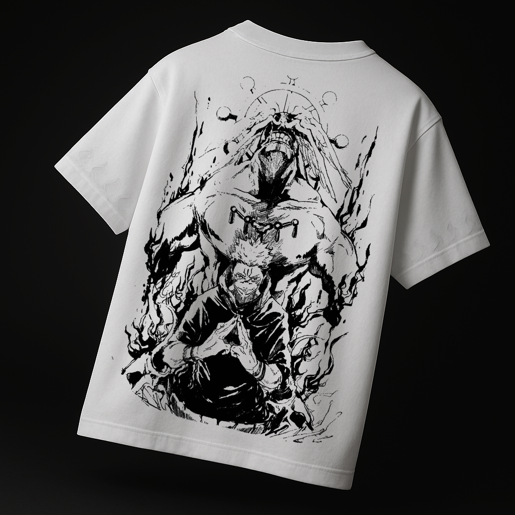 King Curse oversize drop shoulder t shirt