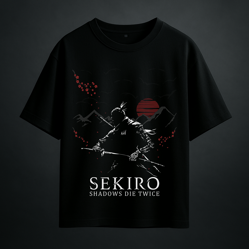 Sekiro: shadows die twice tshirt