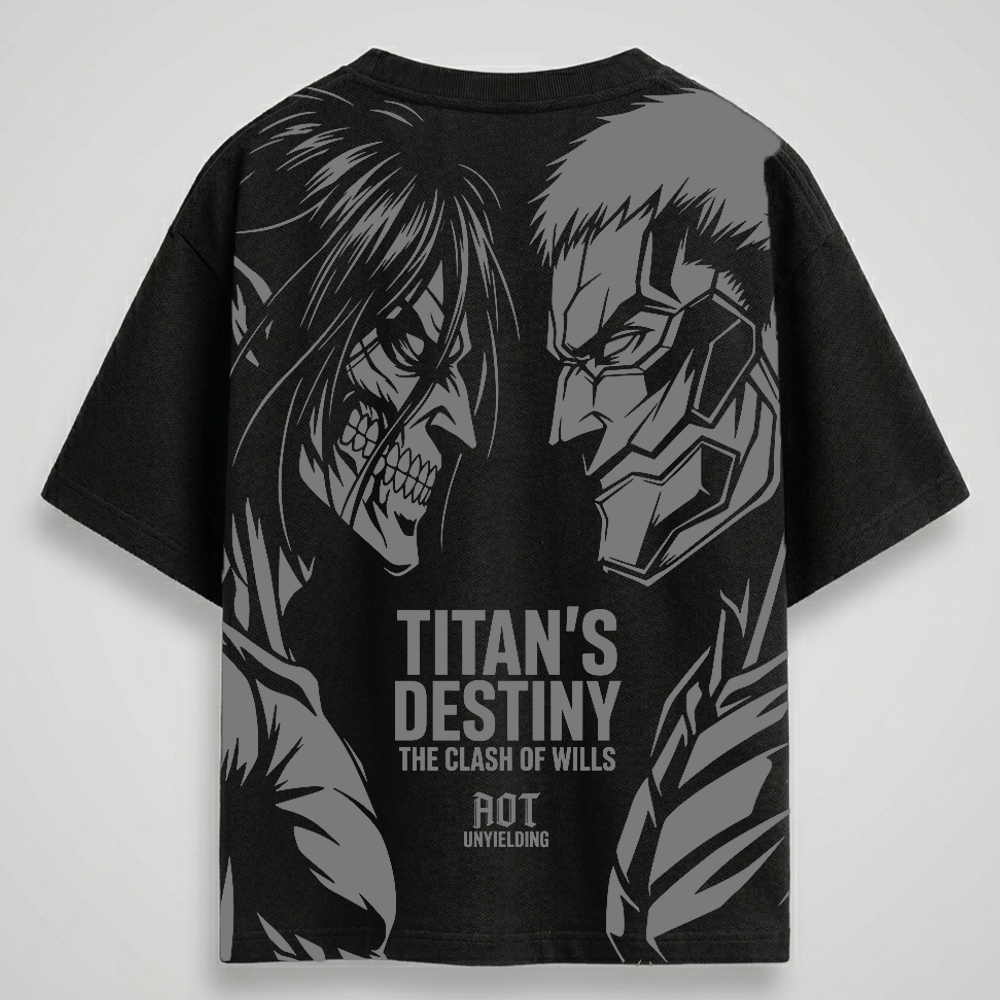 AOT OG Reflective oversize drop shoulder t shirt