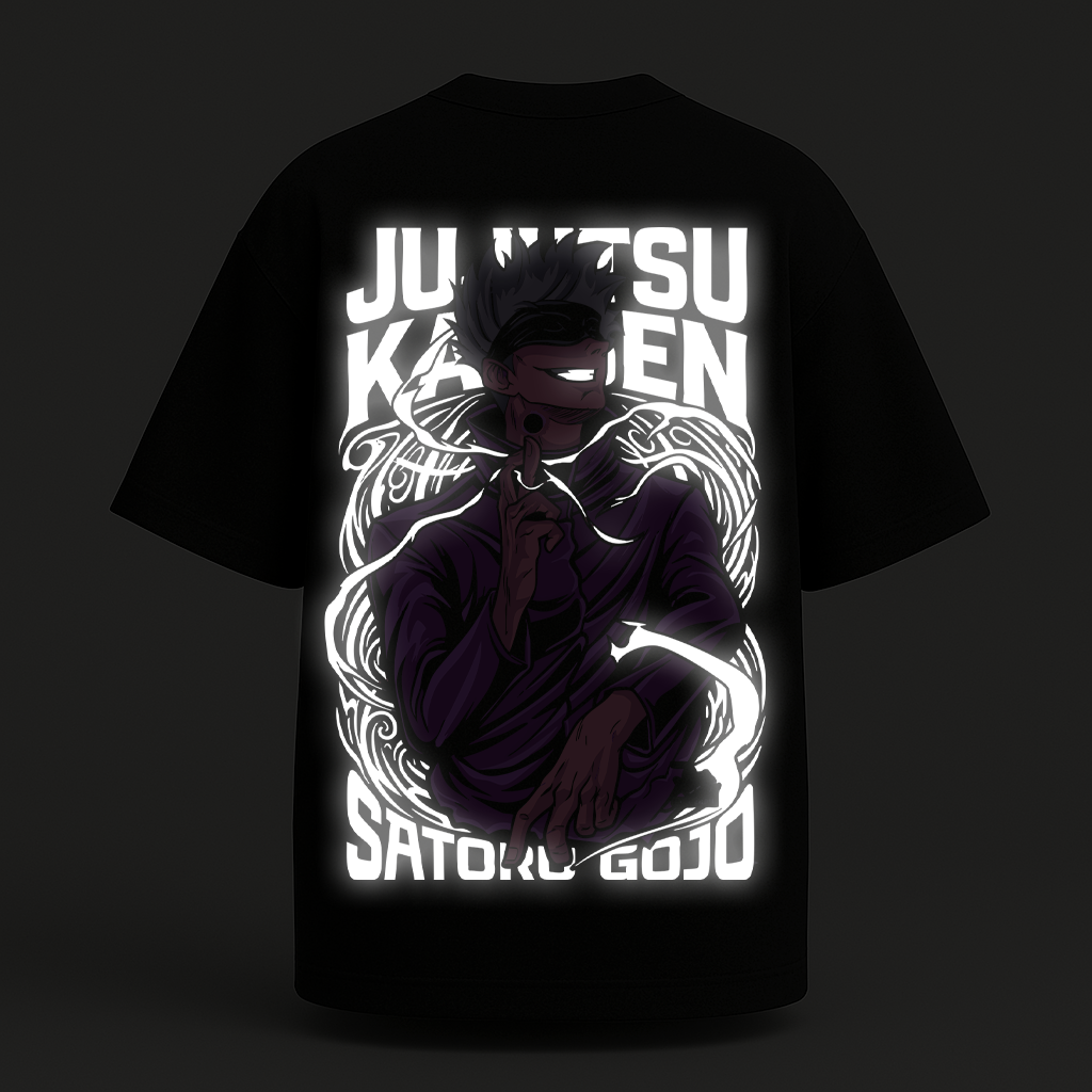 GOJO V2 Reflective oversize drop shoulder t shirt