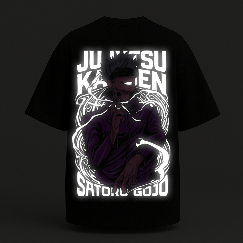 GOJO V2 Reflective oversize drop shoulder t shirt