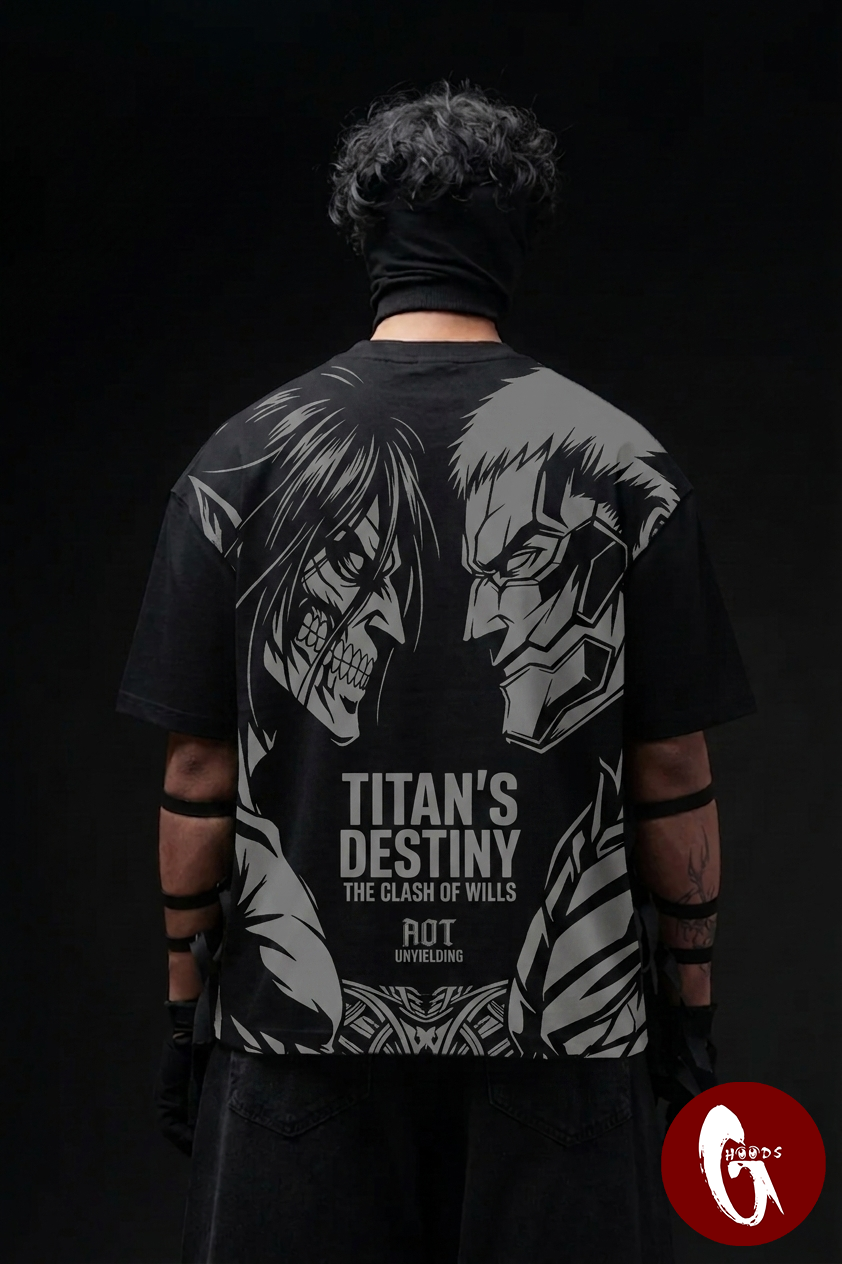 AOT OG Reflective oversize drop shoulder t shirt