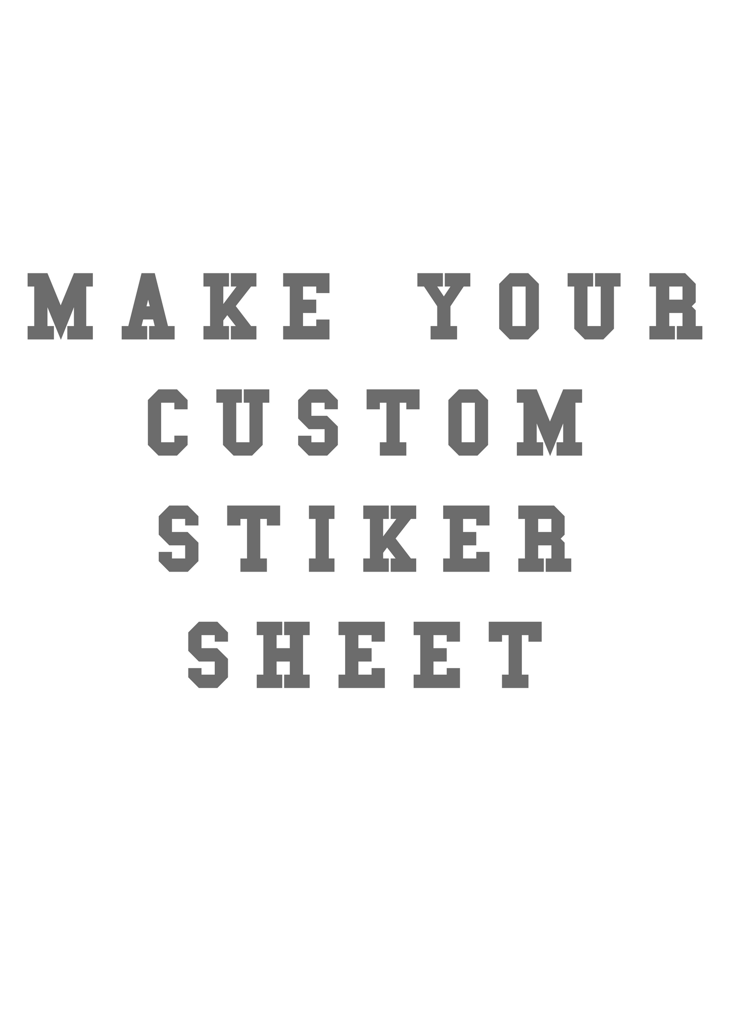 Custom Reflective Heat sticker sheet