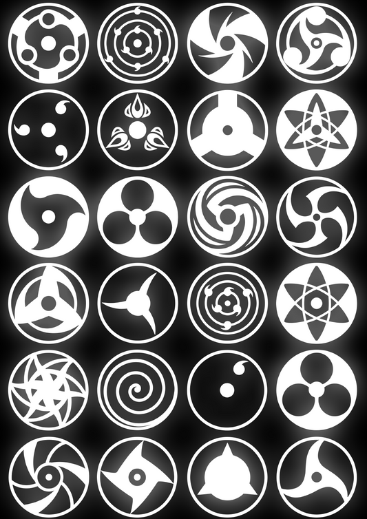 Reflective Heat sticker sheet V3