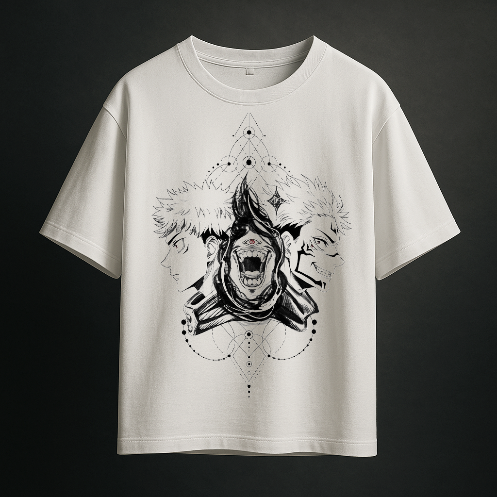 Yuji x Sukuna Jujutsu Kaisen Tee