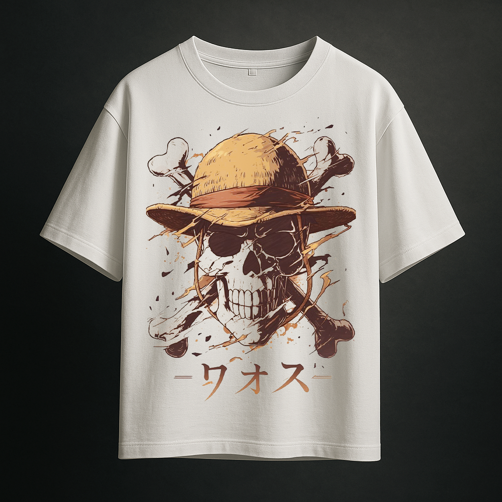 Straw Hat Skull – One Piece Edition Tee