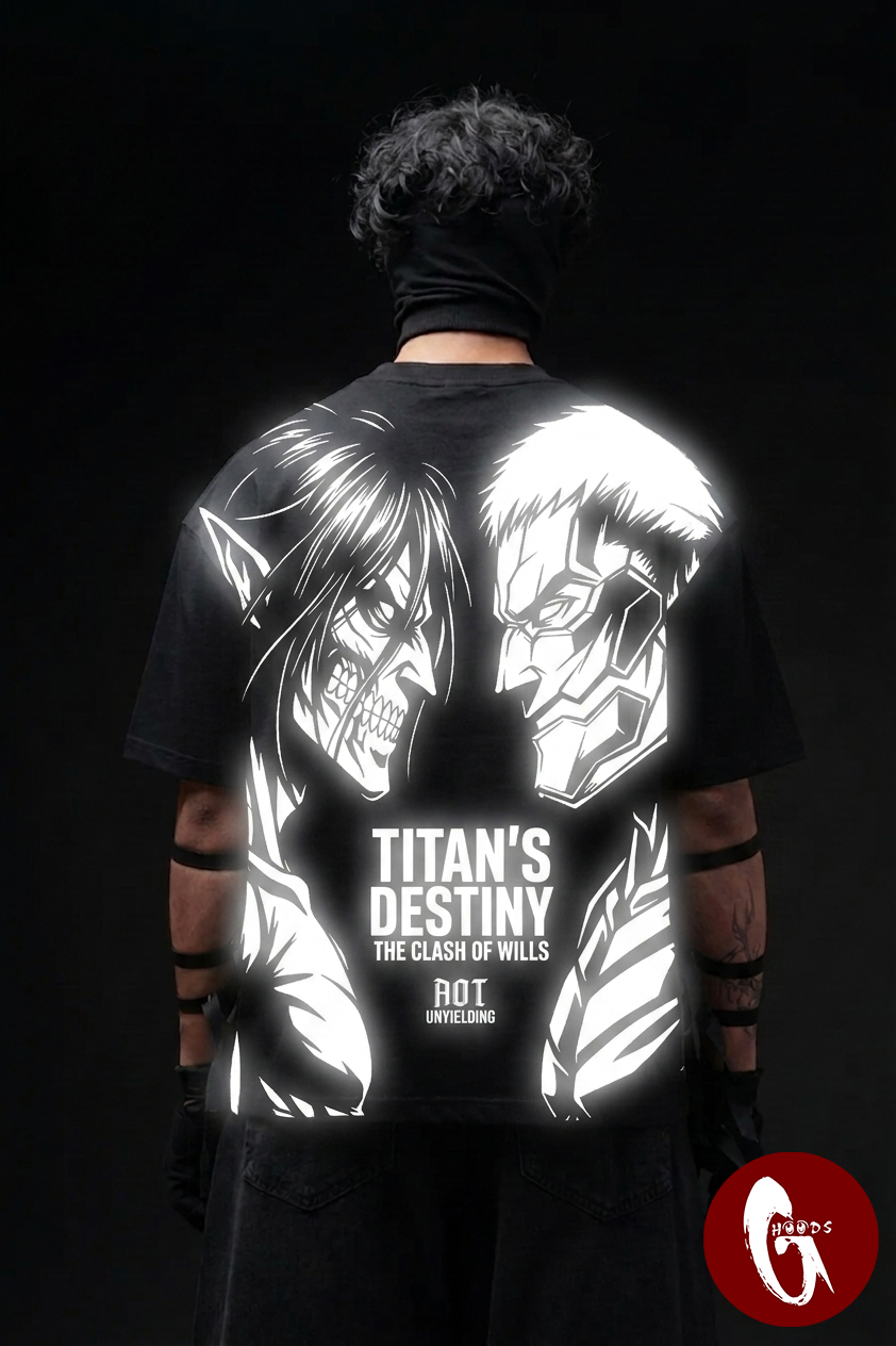Attack on Titan Reflective Tees