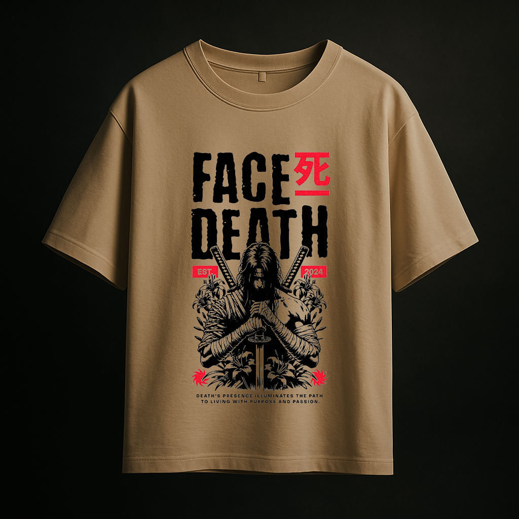 Face Death – Samurai T-Shirt