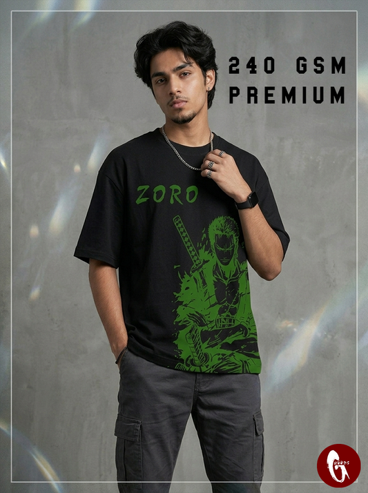 Zoro Code green oversize t shirt