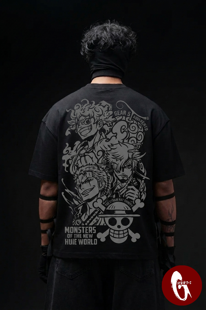One piece OG Reflective oversize drop shoulder t shirt