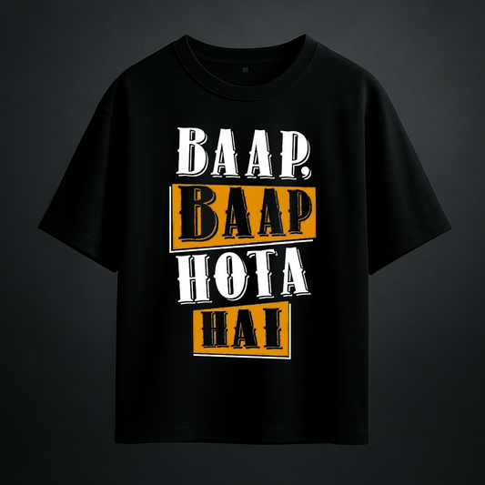 Baap Oversize Drop shoulder t shirt
