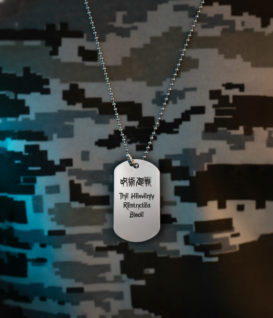 The Heavenly Restricted Blade Dog Tag
