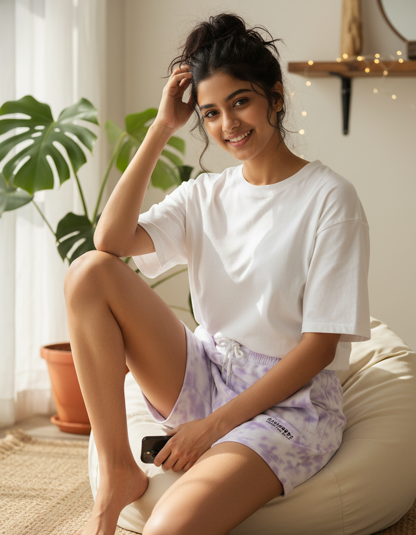 V2 Unisex Tie Dye Shorts