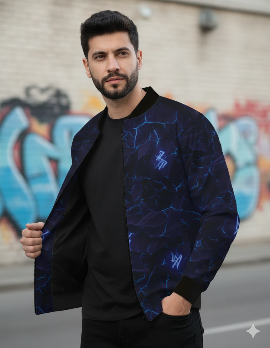 Shadow monarch Unisex AOP Bomber Jacket