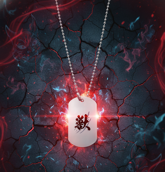 Beast breathing Dog Tag