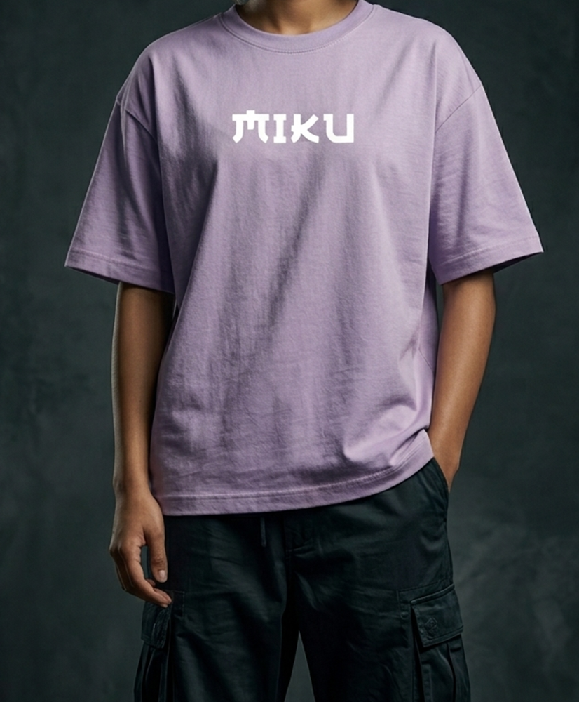 Miku Oversized Drop shoulder premium T-Shirt
