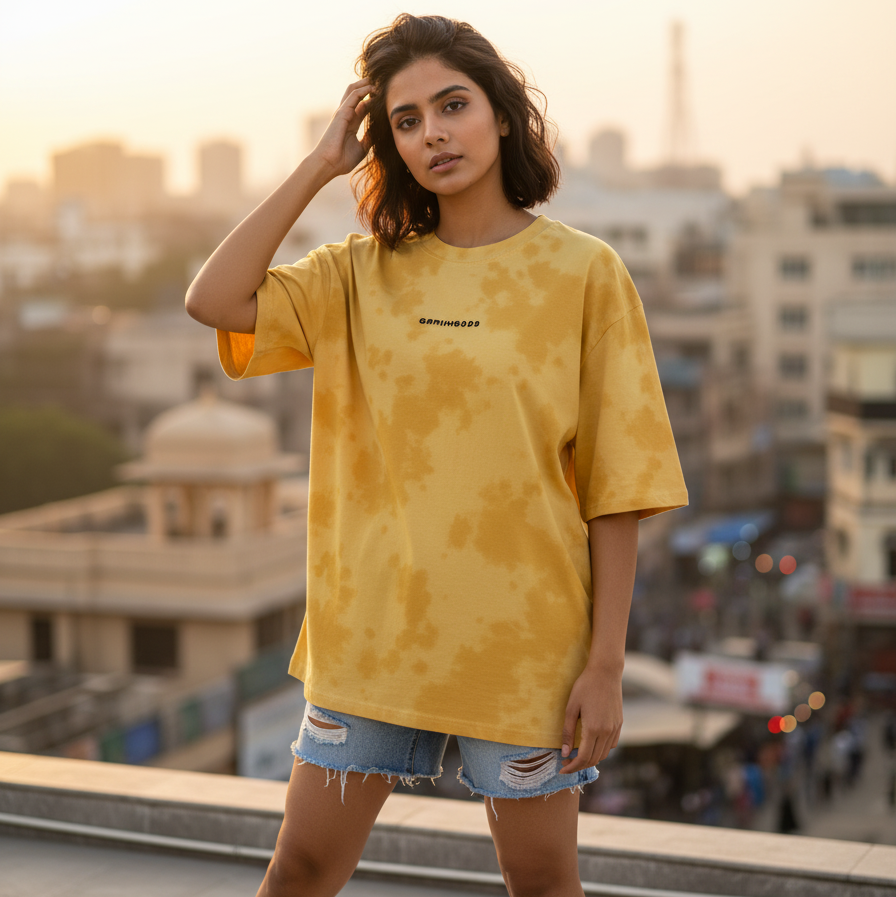 V1 Unisex Tie Dye Oversized T-Shirt