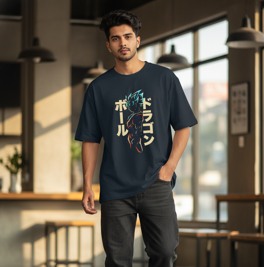 Saiyan Unisex Oversized Classic T-Shirt
