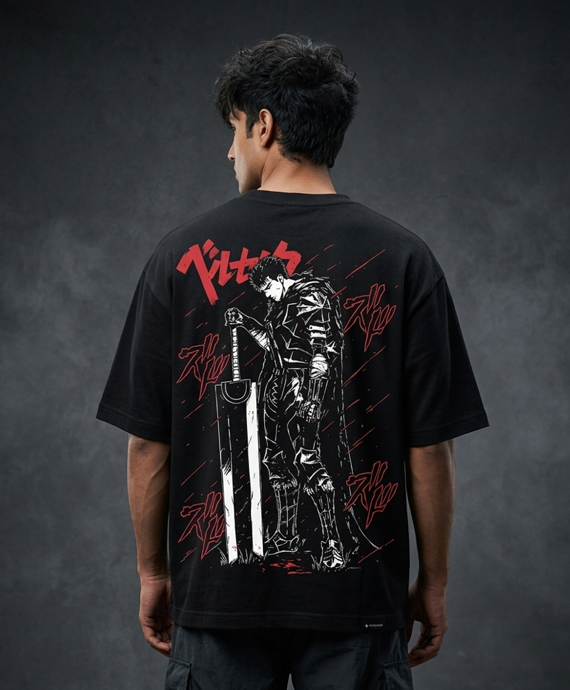 Berserk Oversized Drop shoulder premium T-Shirt