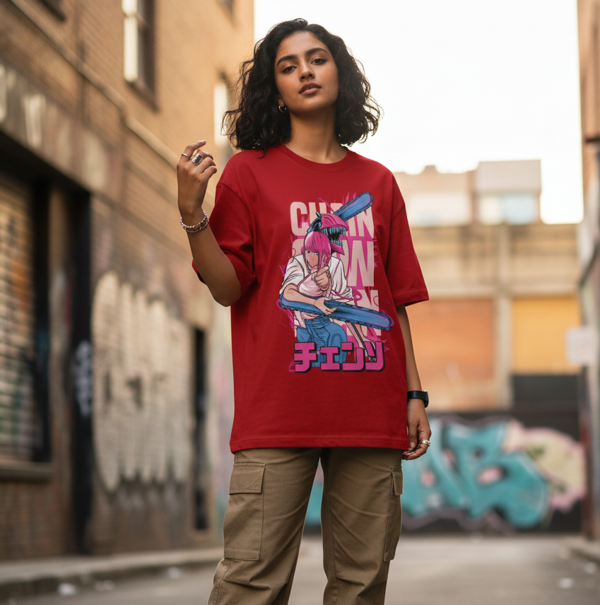 Chainsaw X makima Unisex Oversized Classic T-Shirt
