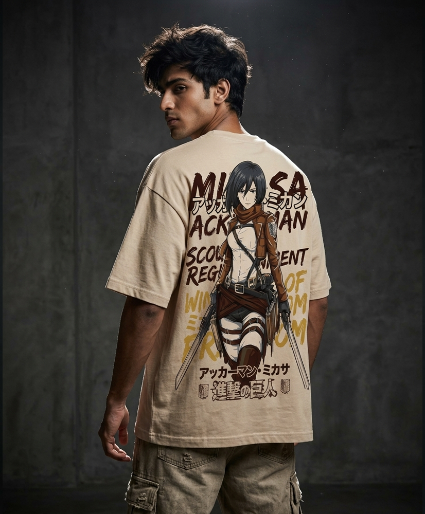 Mikasa Oversized Drop shoulder premium T-Shirt