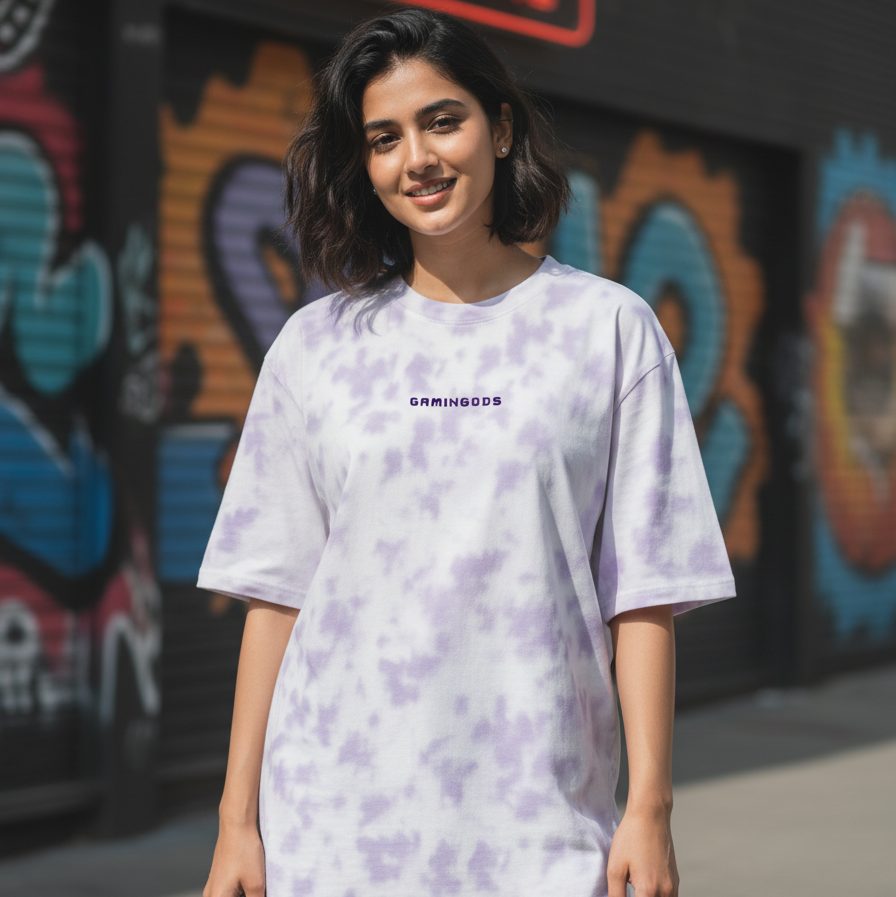 V5 Unisex Tie Dye Oversized T-Shirt