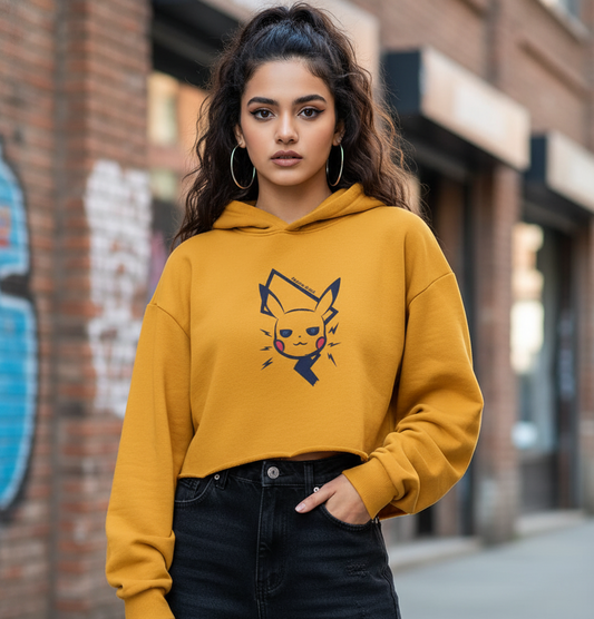 PIKA Cropped Hoodie