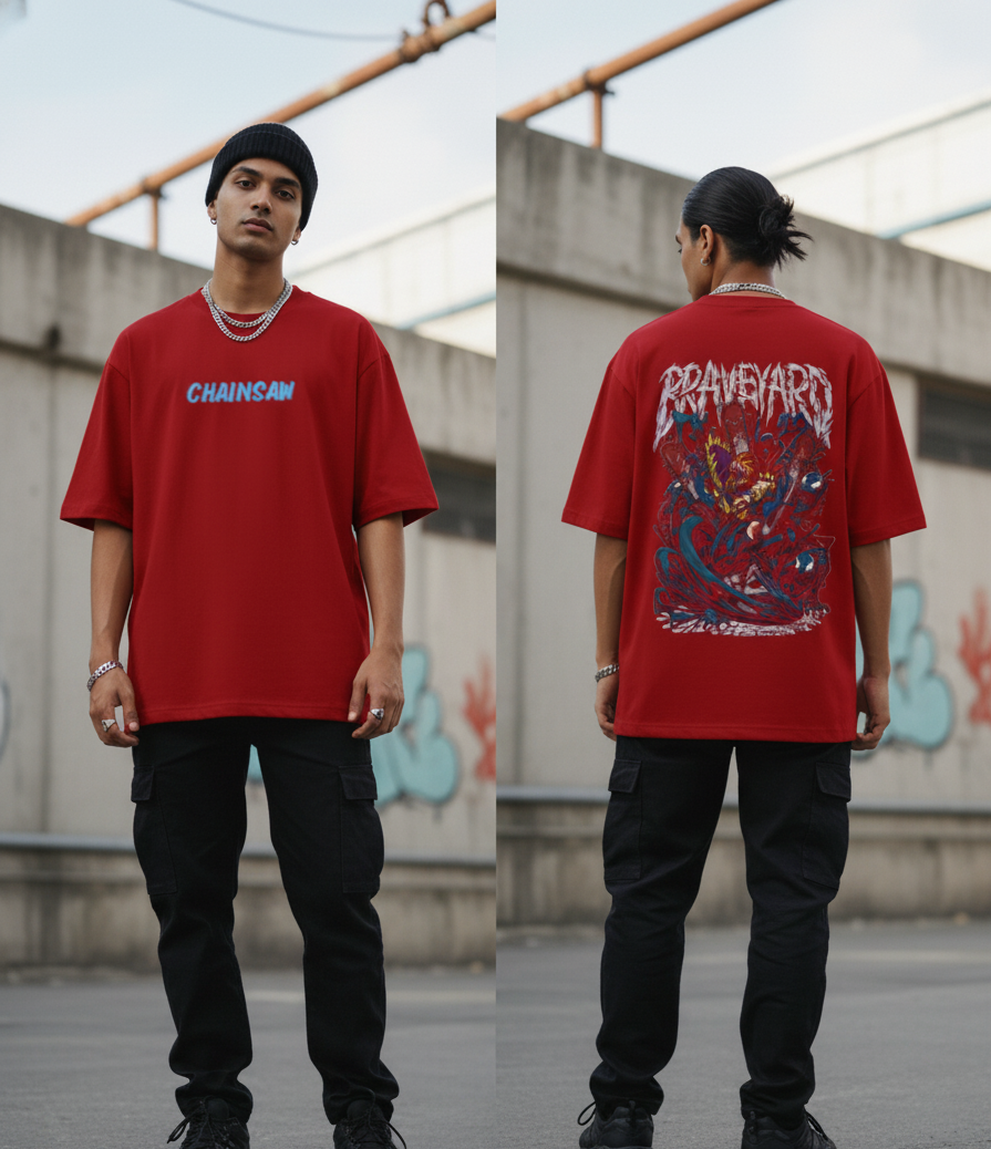 Chainsaw Unisex Oversized Classic T-Shirt