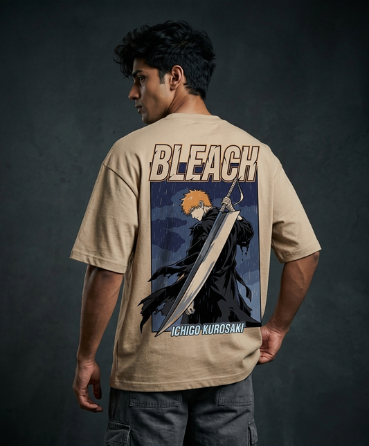 Bleach Oversized Drop shoulder premium T-Shirt