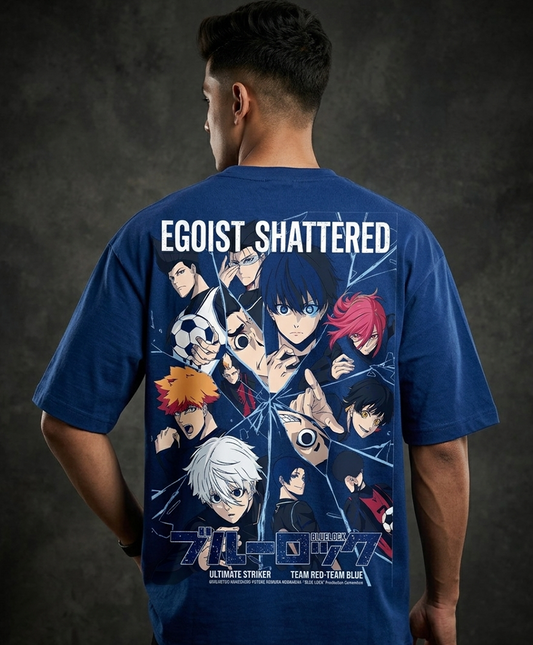 Blue lock Oversized Drop shoulder premium T-Shirt