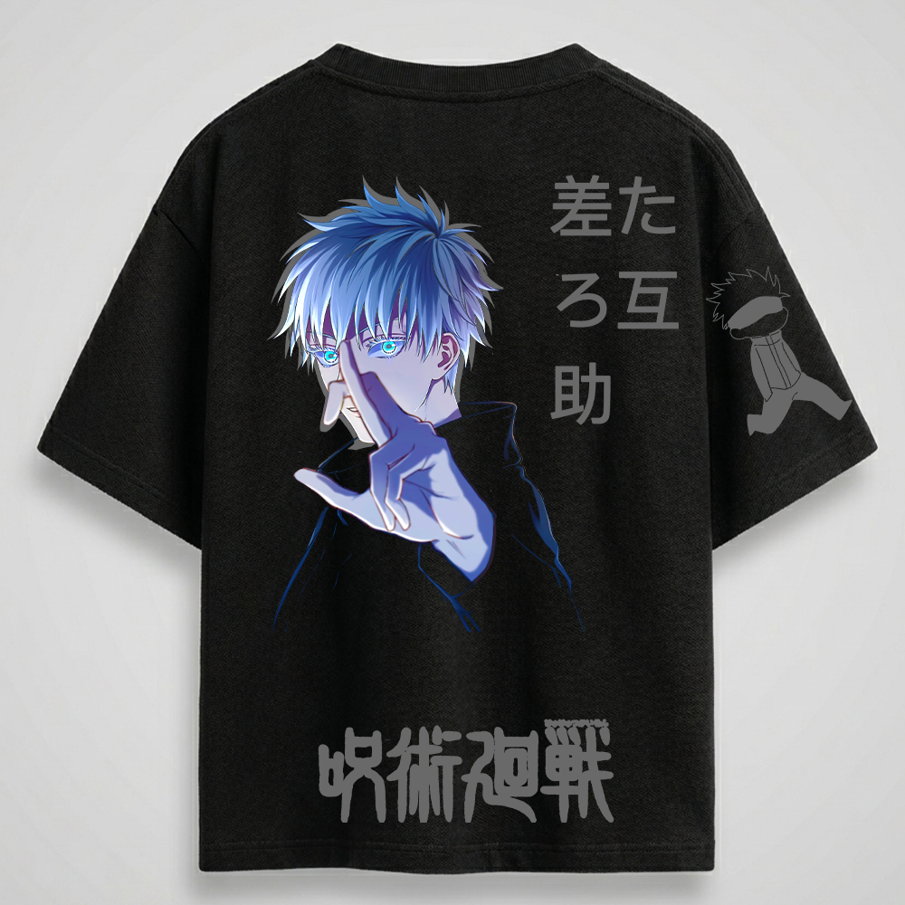 GOJO flagship Reflective oversize drop shoulder t shirt