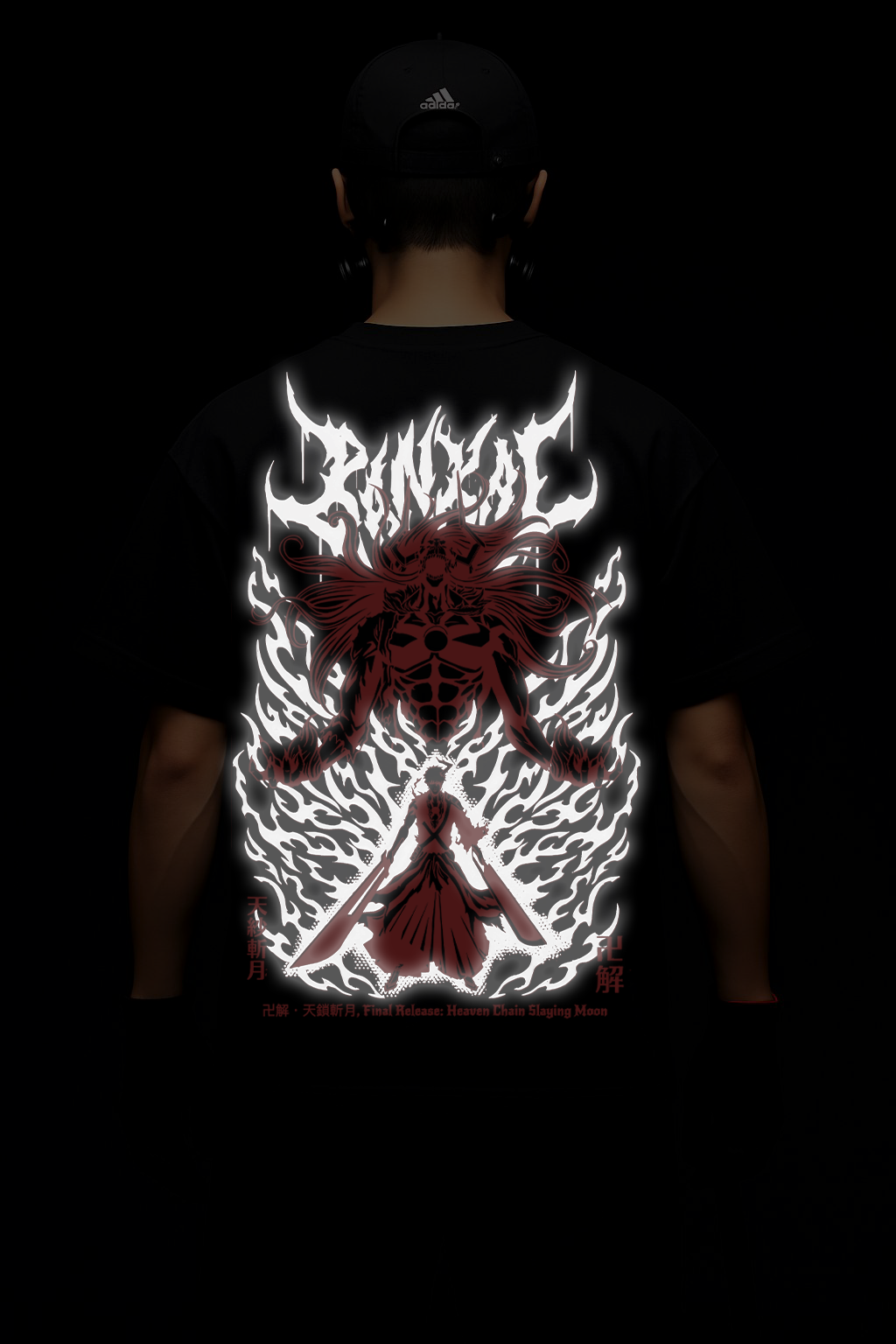 Berserk Reflective oversize t shirt