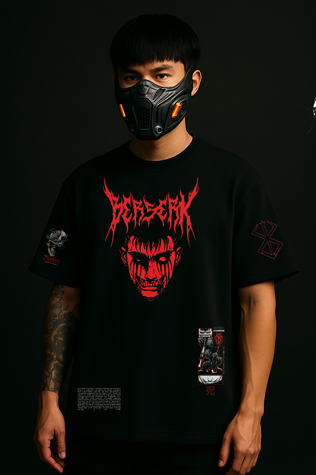Beserk oversize drop shoulder t shirt