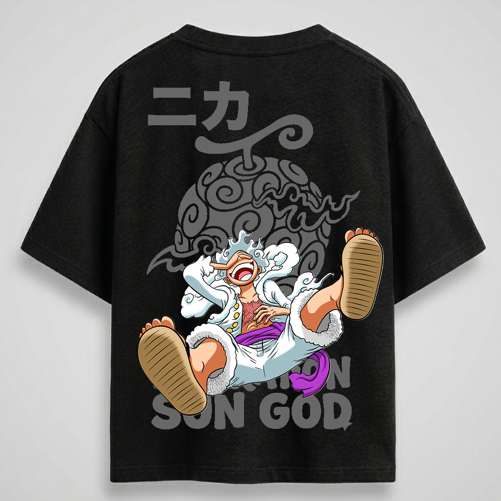 Gear 5Reflective oversize drop shoulder t shirt