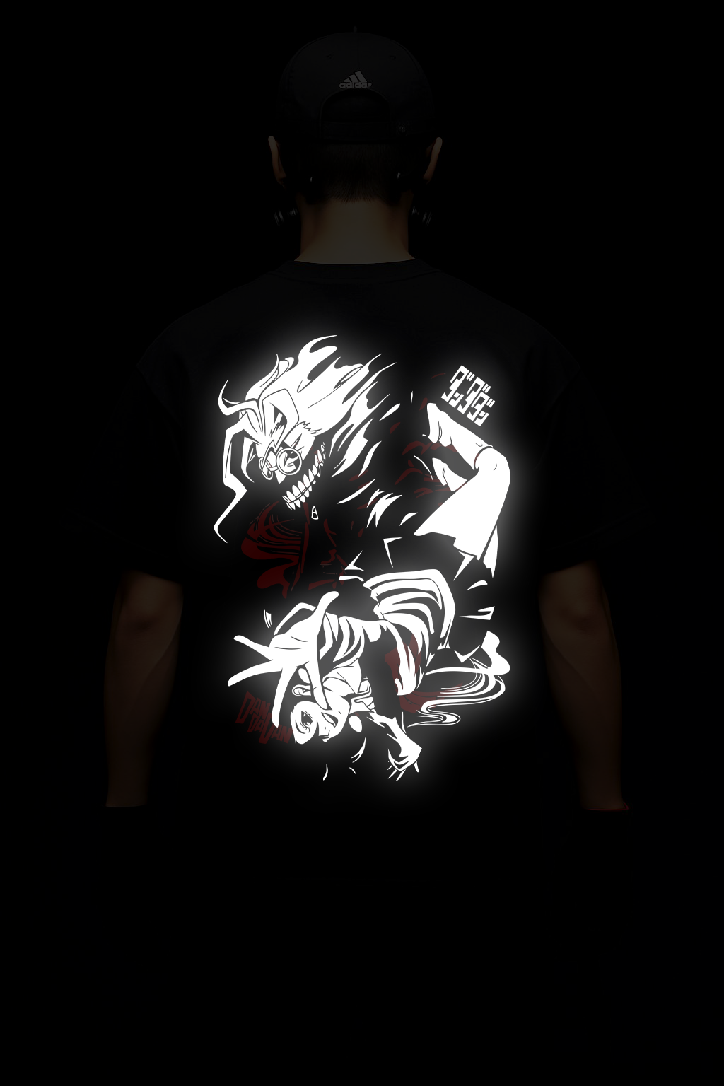 DANDADAN Reflective oversize t shirt