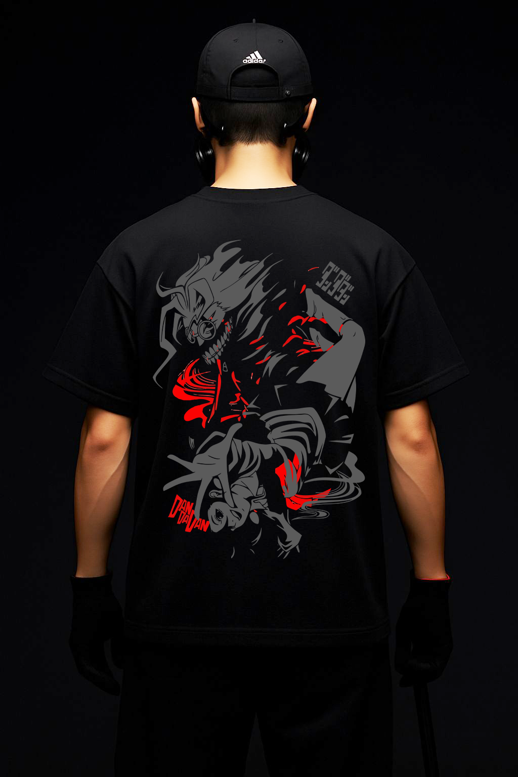 DANDADAN Reflective oversize t shirt