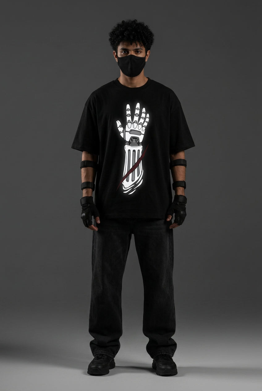 Fullmetal Alchemist: Brotherhood — Elric Bond Reflective Oversized T-Shirt