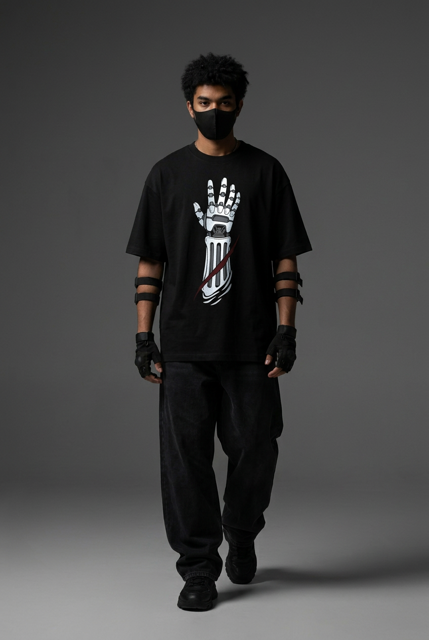 Fullmetal Alchemist: Brotherhood — Elric Bond Reflective Oversized T-Shirt