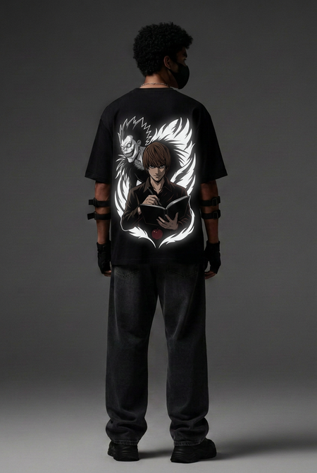 Death Note — Judgment Reflective Oversized T-Shirt