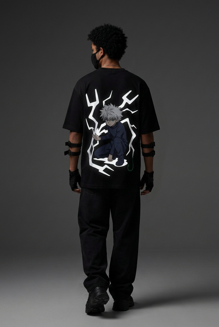 Hunter x Hunter — Killua Godspeed Reflective Oversized T-Shirt