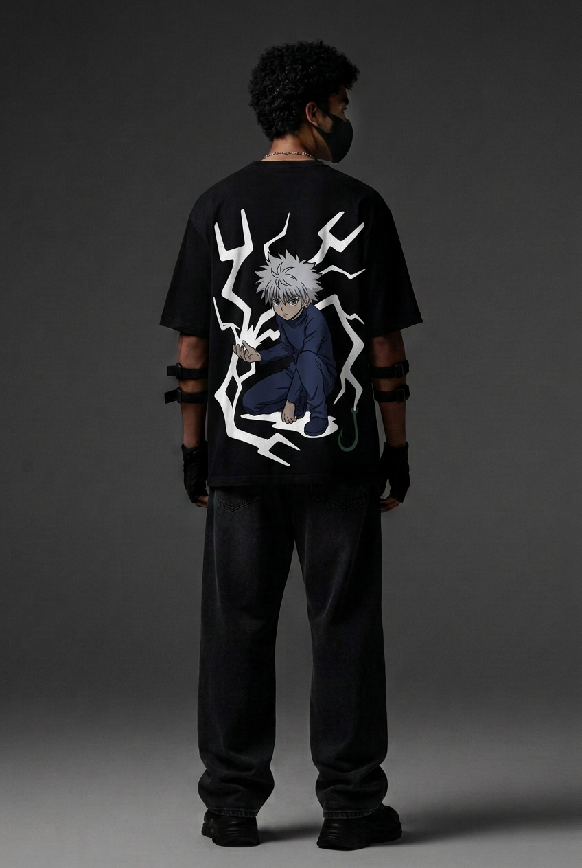Hunter x Hunter — Killua Godspeed Reflective Oversized T-Shirt