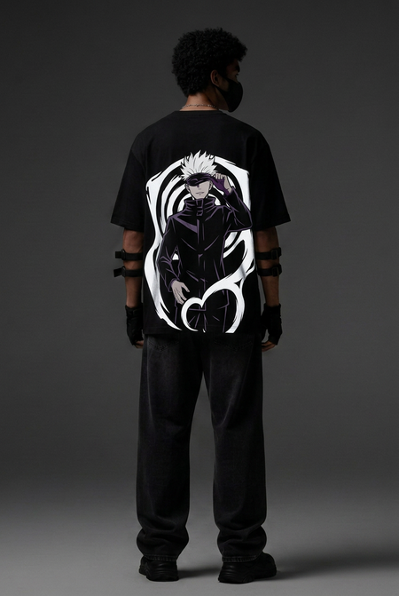 Jujutsu Kaisen — Gojo Infinity Reflective Oversized T-Shirt
