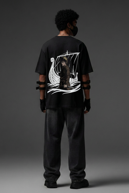 Vinland Saga — Thorfinn Voyage Reflective Oversized T-Shirt
